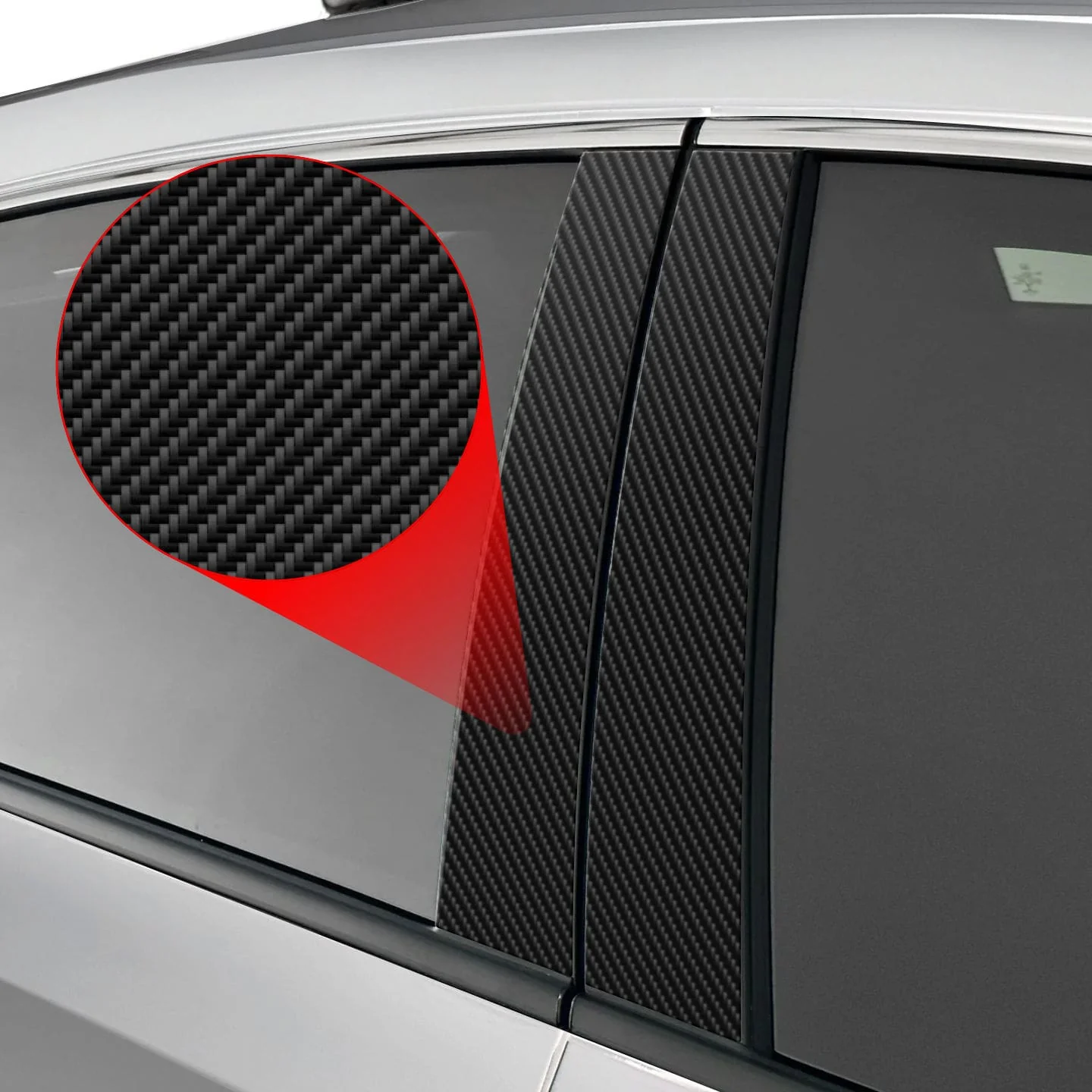 10in1 Kohlenstoff Schutzfolie für B-C-Säule - Chery Tiggo 4 (2025-2026) - Image 2