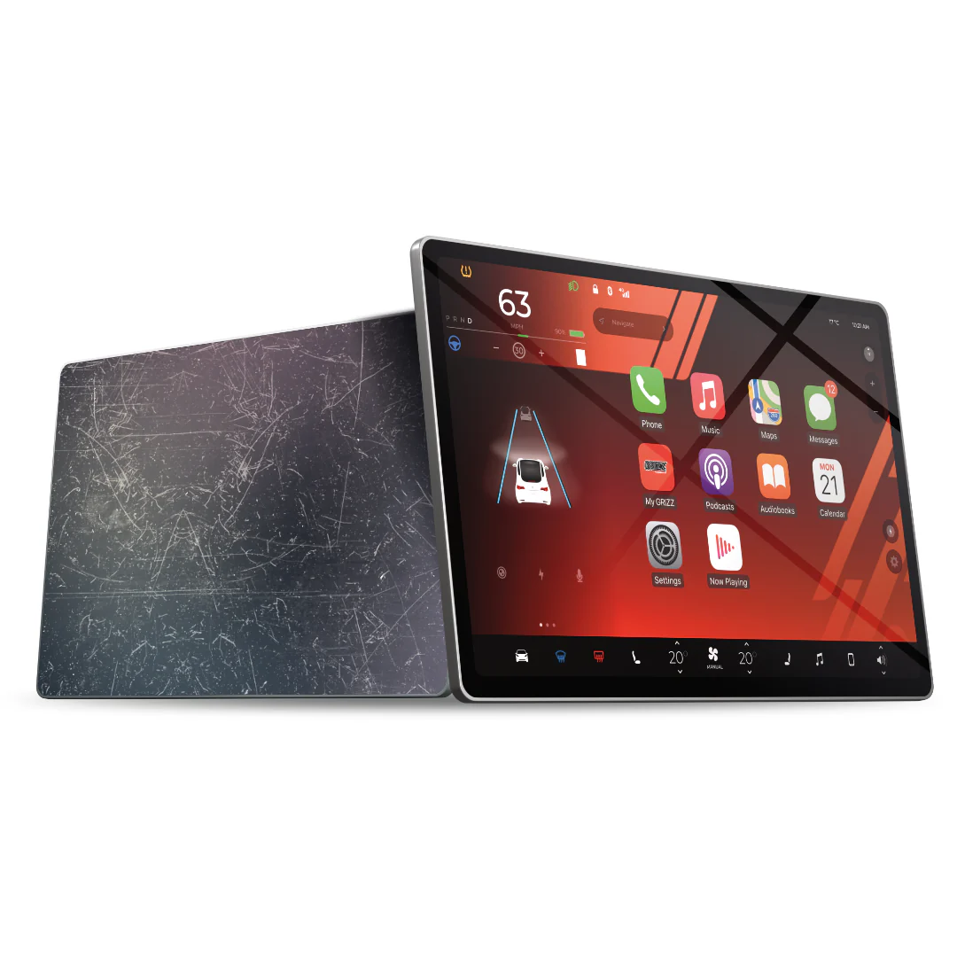 2in1 Displayschutzfolie für Kia ProCeed (2024-2025) Navi Folie, Kratzfest, Klar - Image 2