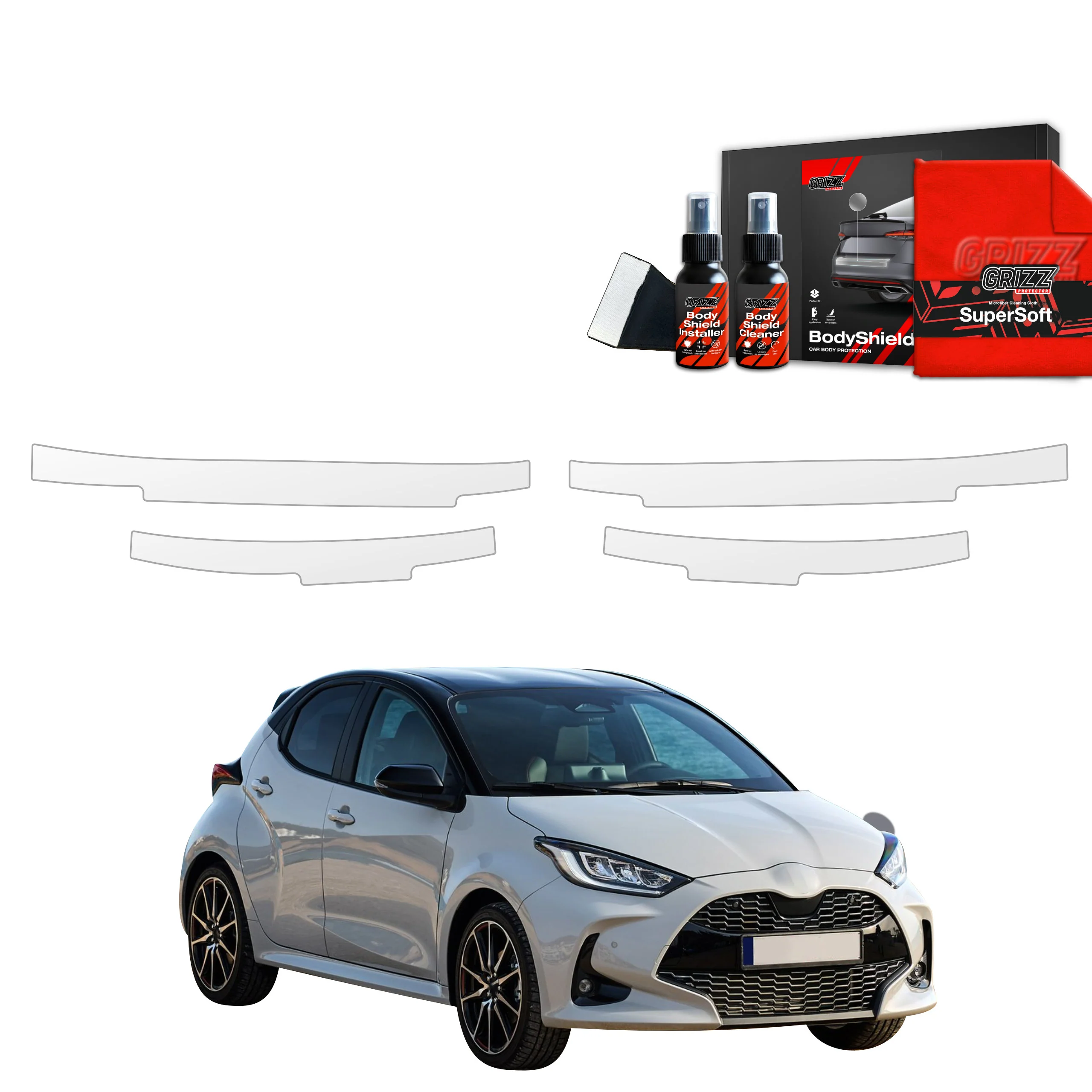 4in1 Schutzfolie für Schweller - Toyota Yaris HEV (2020-2026)