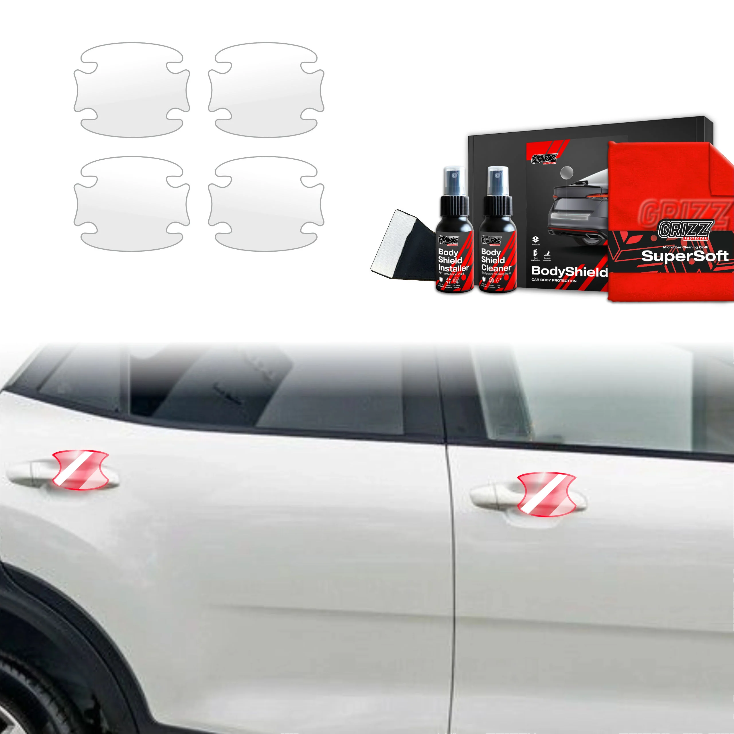 4in1 Schutzfolie für Türgriffmulden - Kia Stonic (2020-2026)