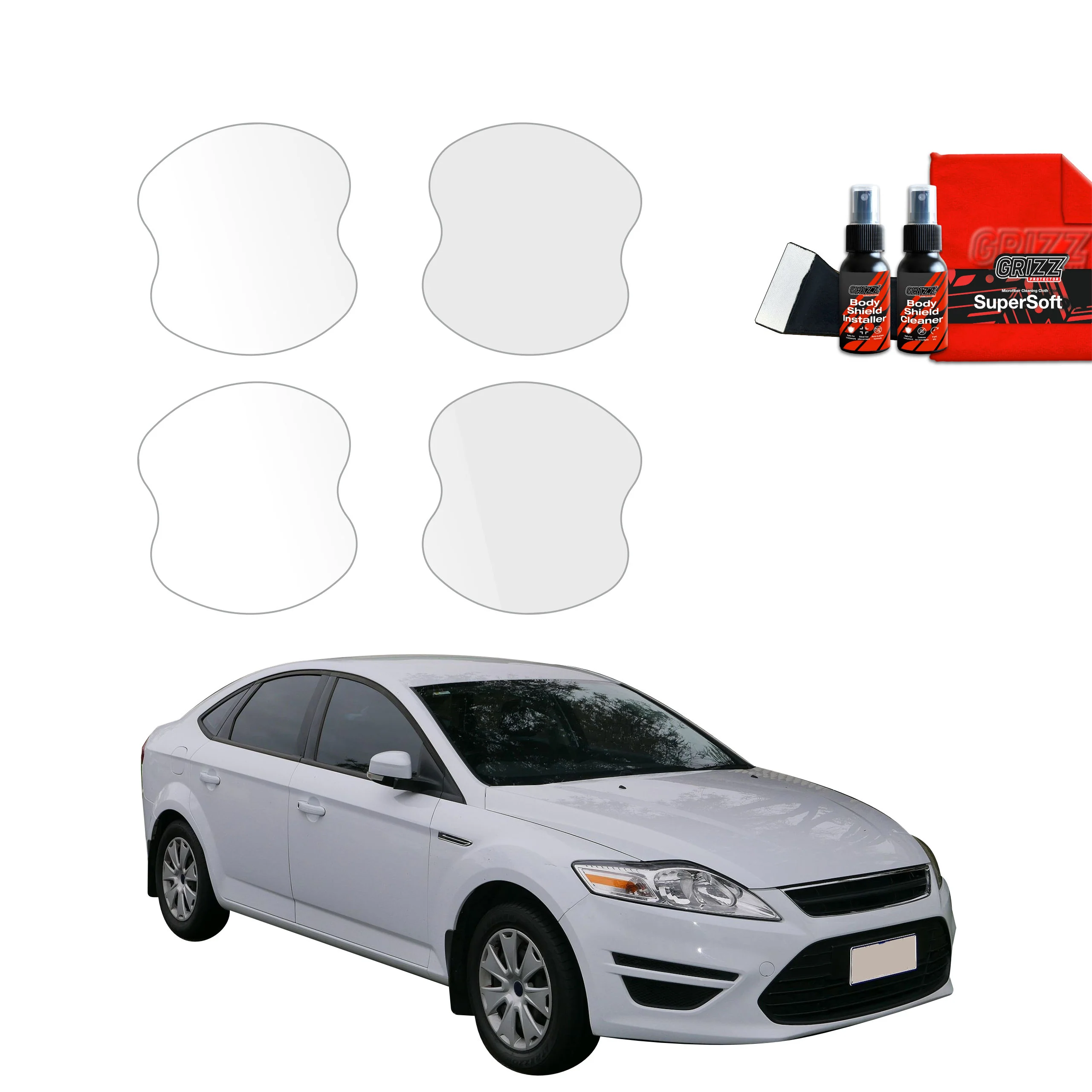 4in1 Schutzfolie für Türgriffmulden - Ford Mondeo Mk4 (2010-2014)