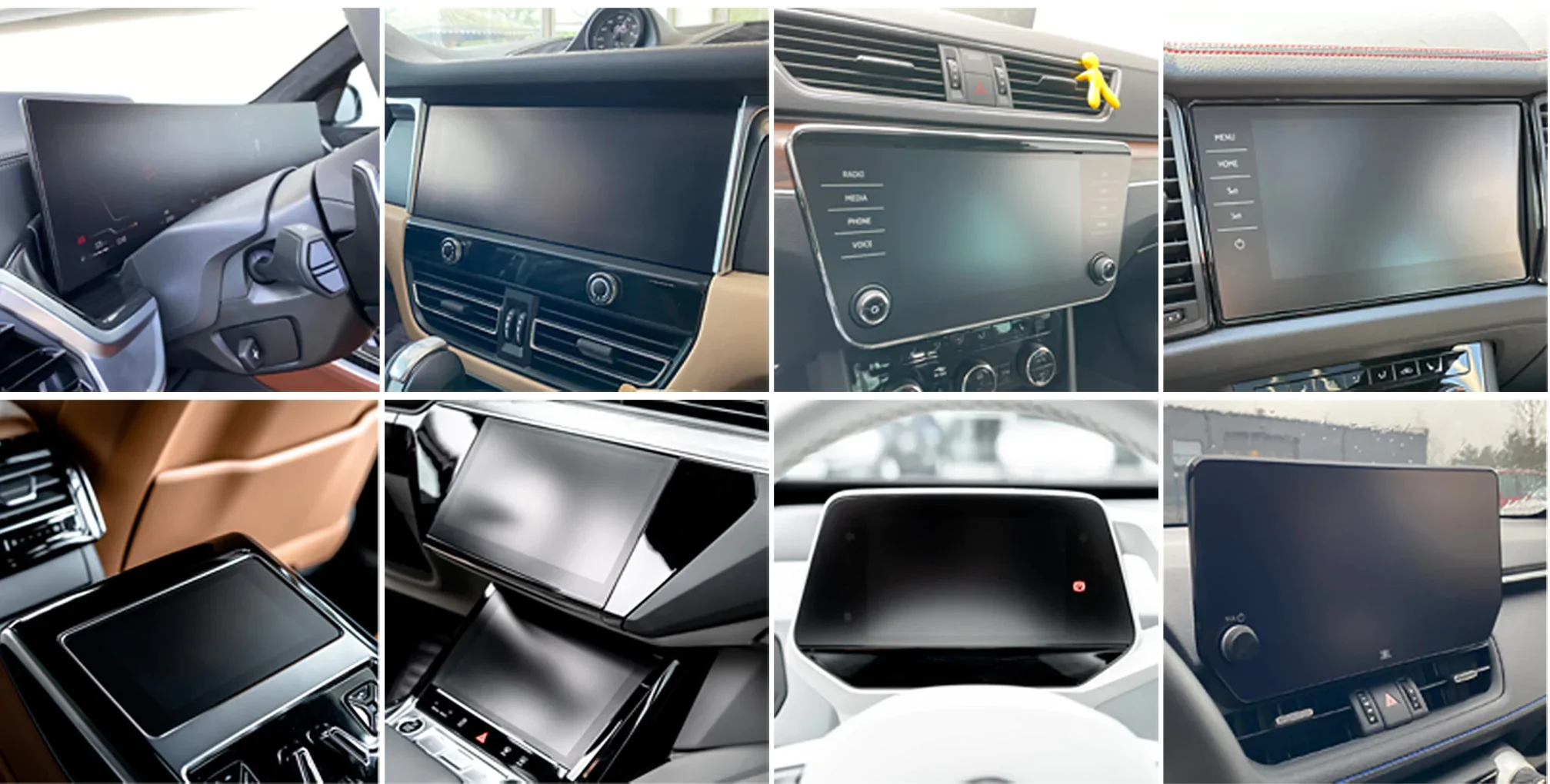Displayschutzfolie für Audi Q3 F3 8,8" (2018-2025) Anti-Fingerprint, Matt - Image 7