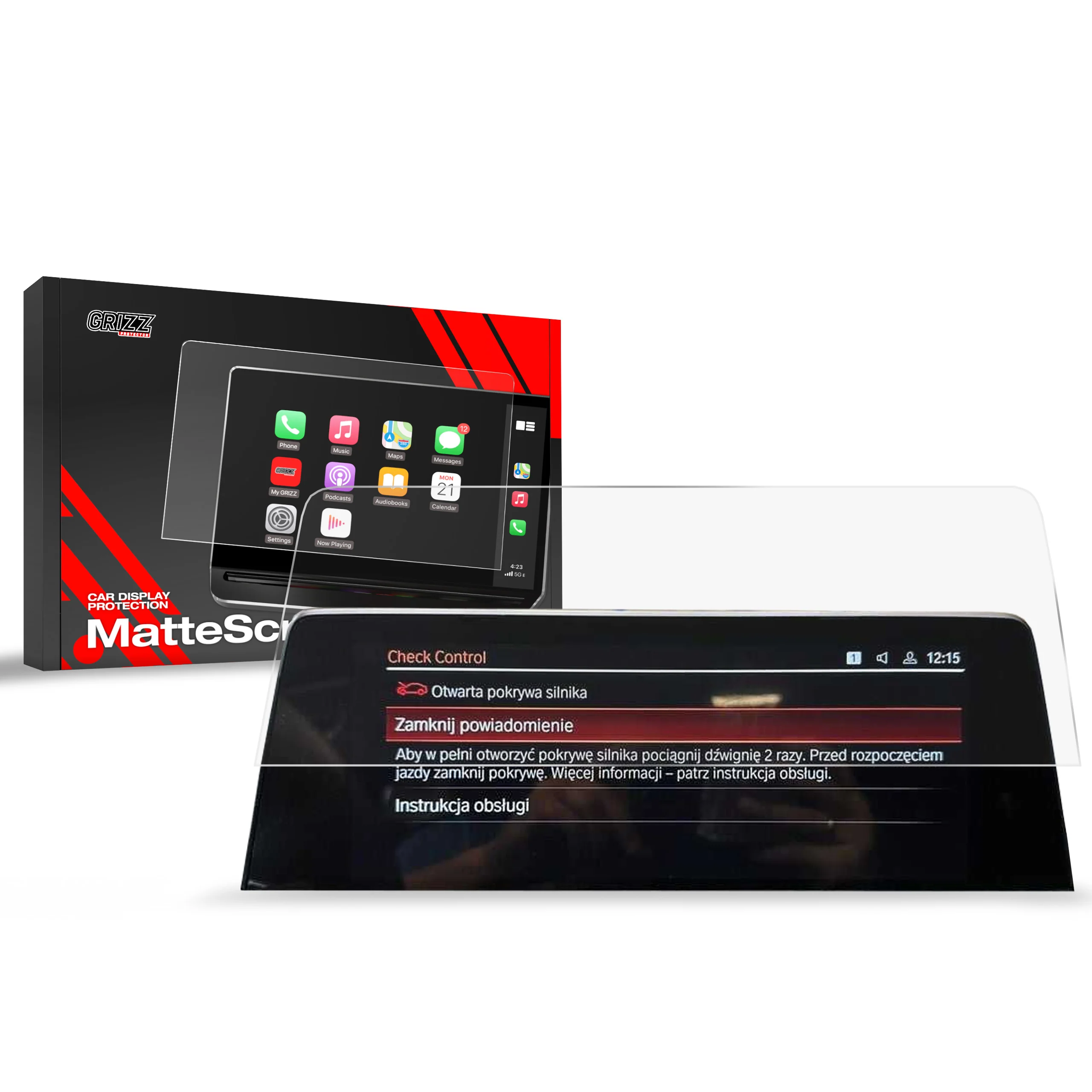 Displayschutzfolie für BMW X3 G01 10,25" (2021-2024) Anti-Fingerprint, Matt