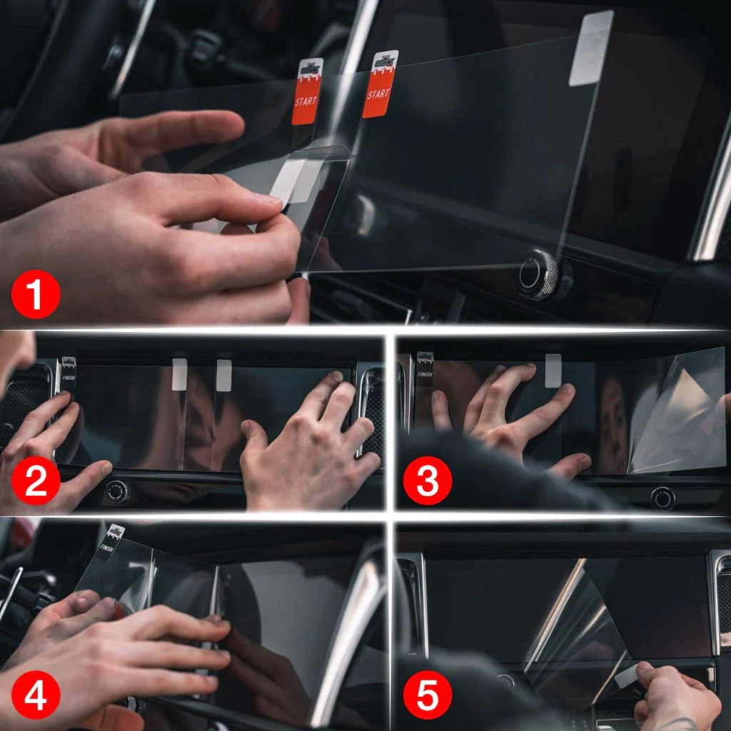 Displayschutzfolie für Kia Picanto 3 8" (2020-2024) Anti-Fingerprint, Matt - Image 4