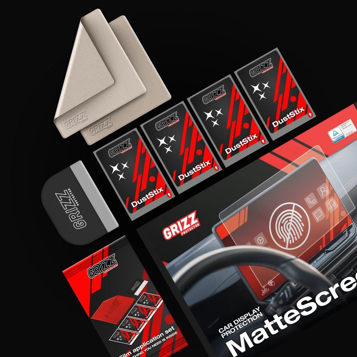 Displayschutzfolie für Kia XCeed (2019-2024) Anti-Fingerprint, Matt - Image 6