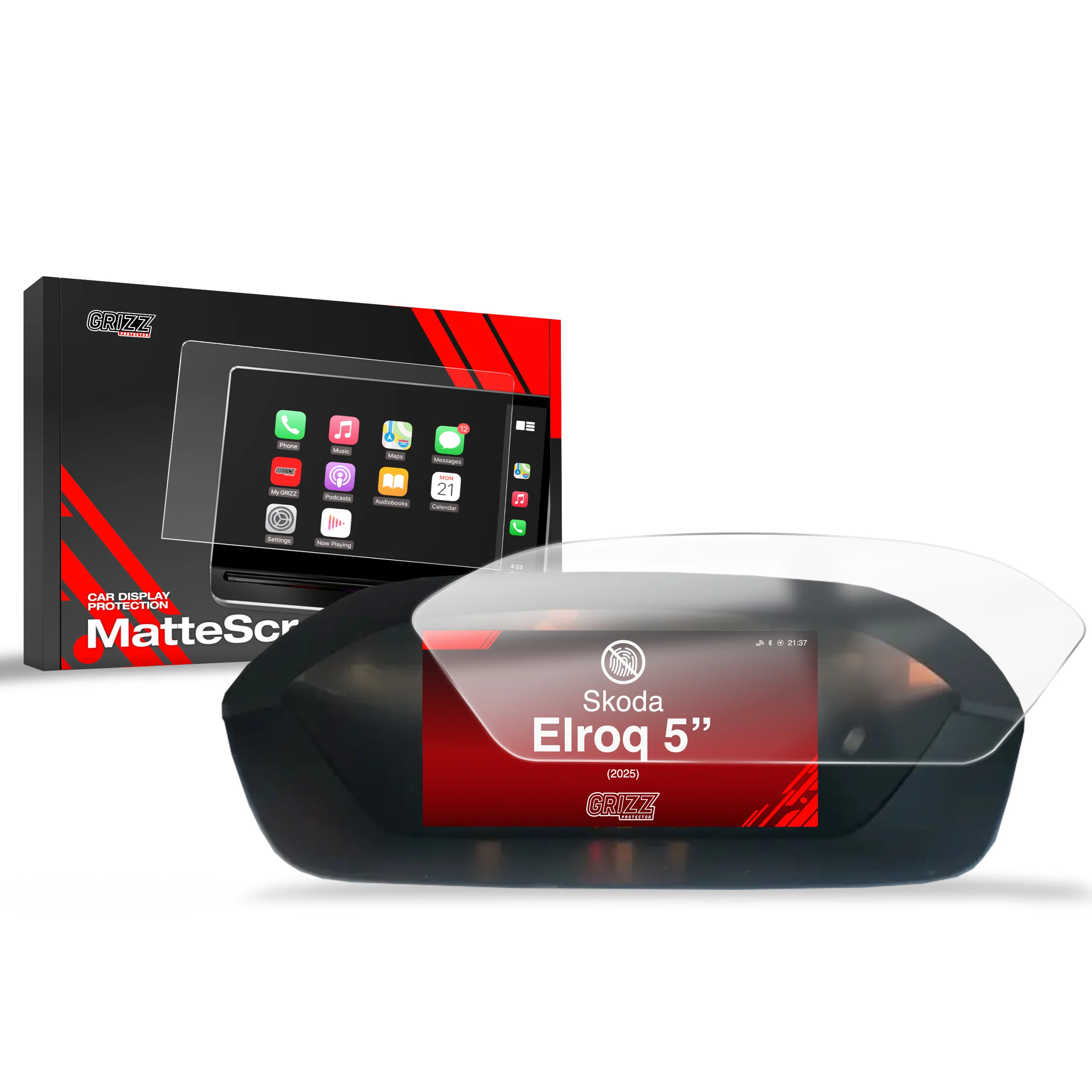Displayschutzfolie für Skoda Elroq 5" (2025) Anti-Fingerprint, Matt