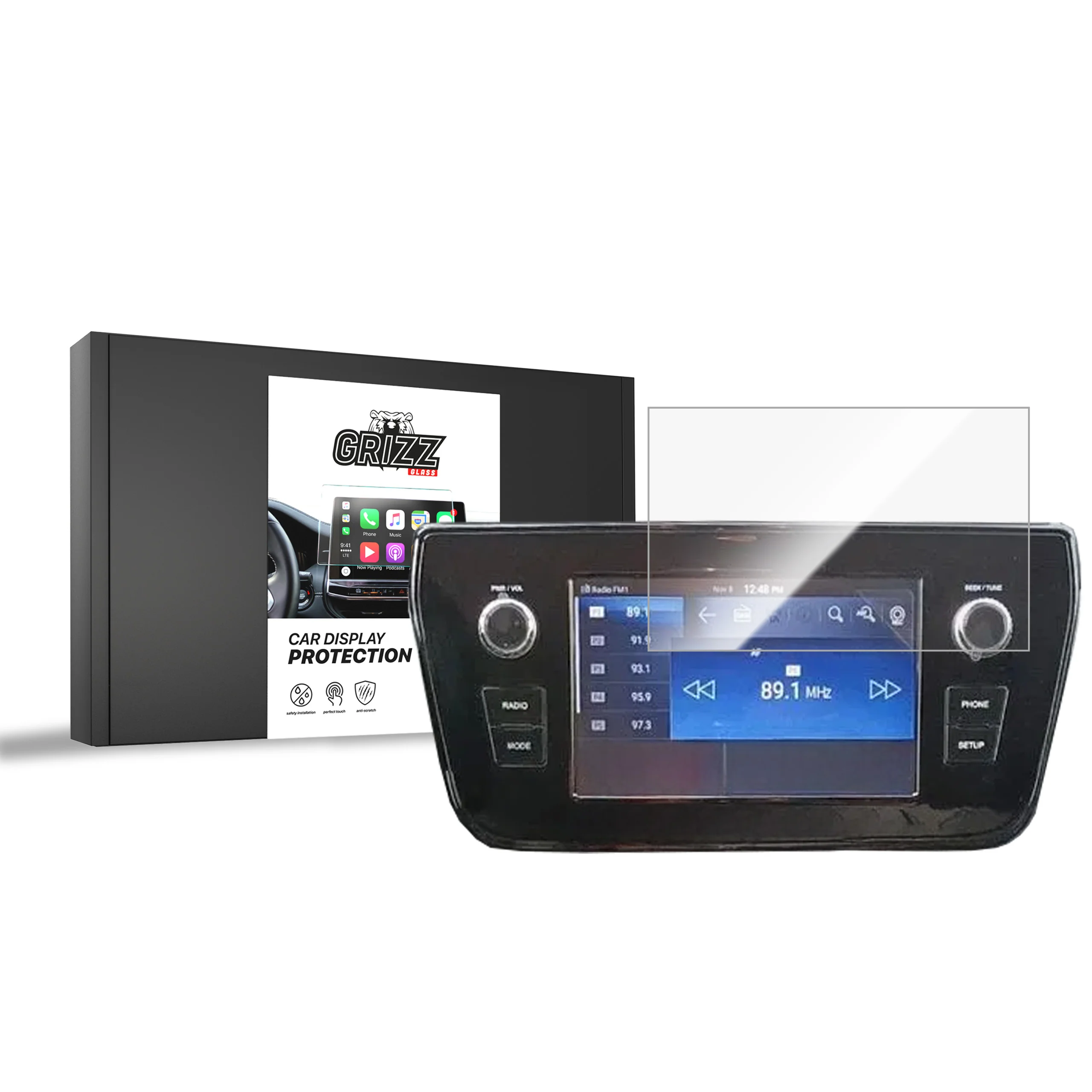Displayschutzfolie für SsangYong Tivoli 8" (2023-2026) Navi Folie, Kratzfest, Klar