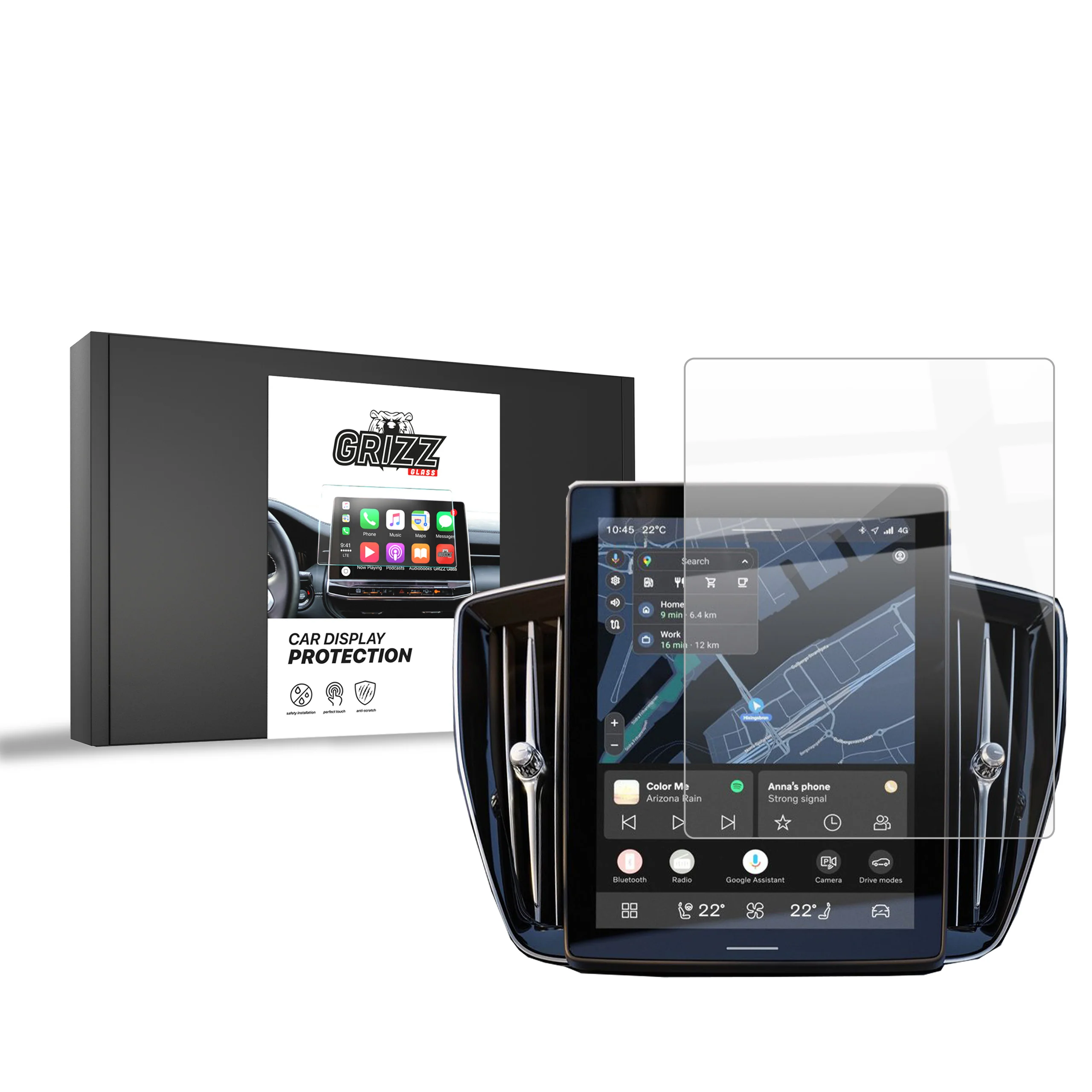 Displayschutzfolie für Volvo XC60 11,2" (2025) Navi Folie, Kratzfest, Klar