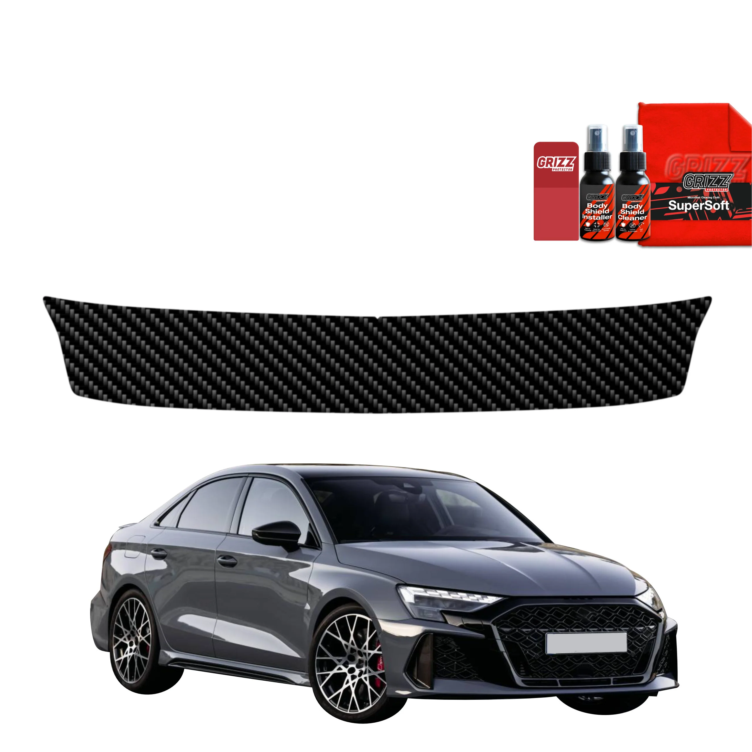 Kohlenstoff Schutzfolie für Ladekante - Audi RS3 (2025)