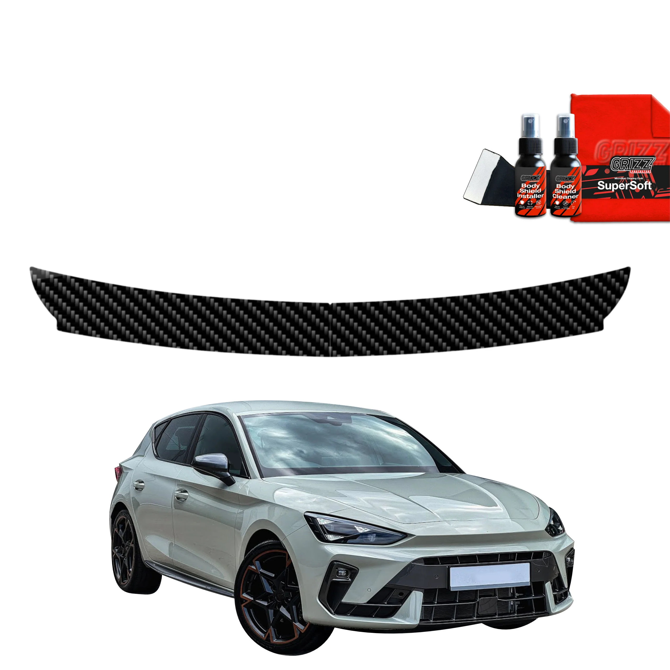 Kohlenstoff Schutzfolie für Ladekante - Cupra Leon Hatchback (2024-2026)