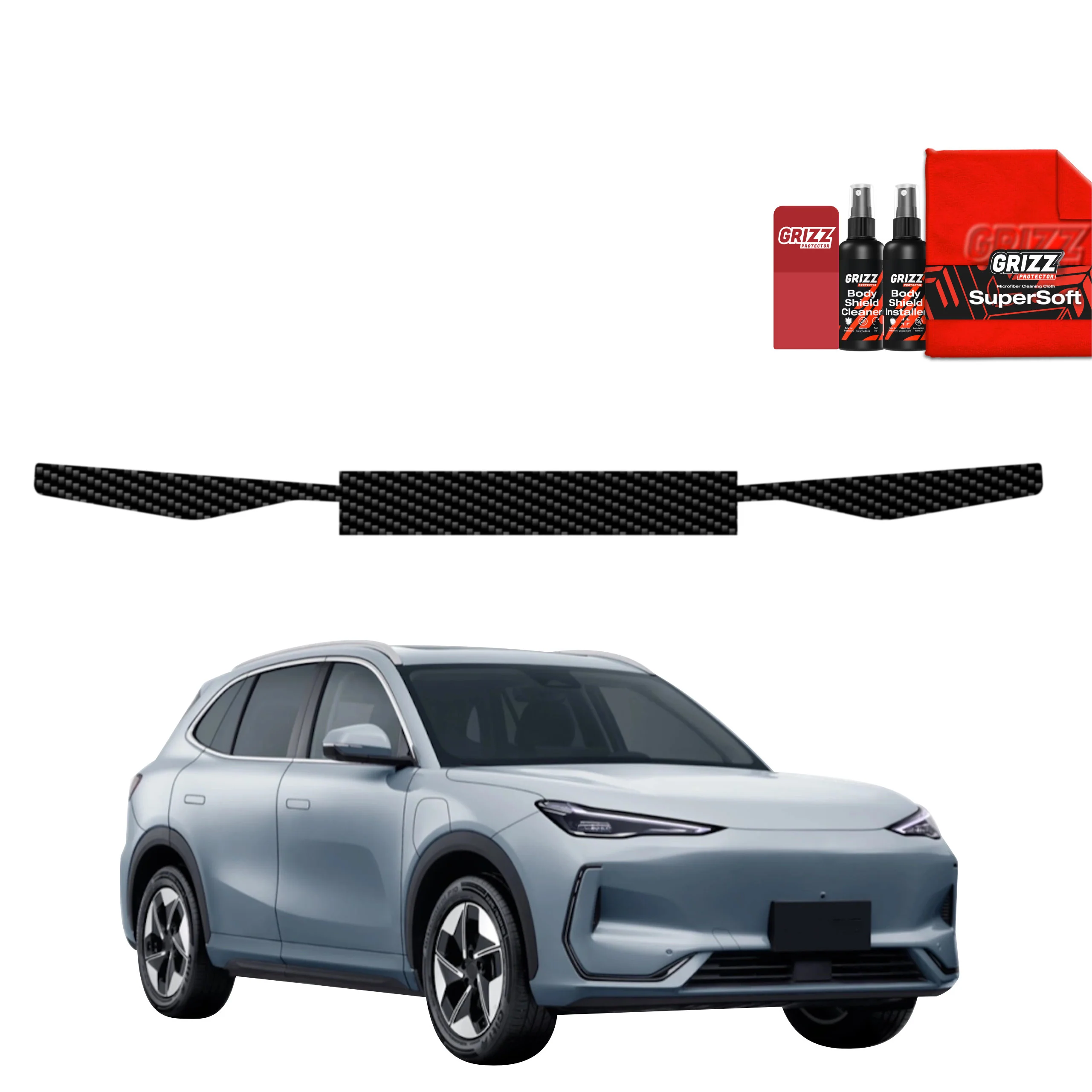 Kohlenstoff Schutzfolie für Ladekante - Geely EX5 (2025-2026)