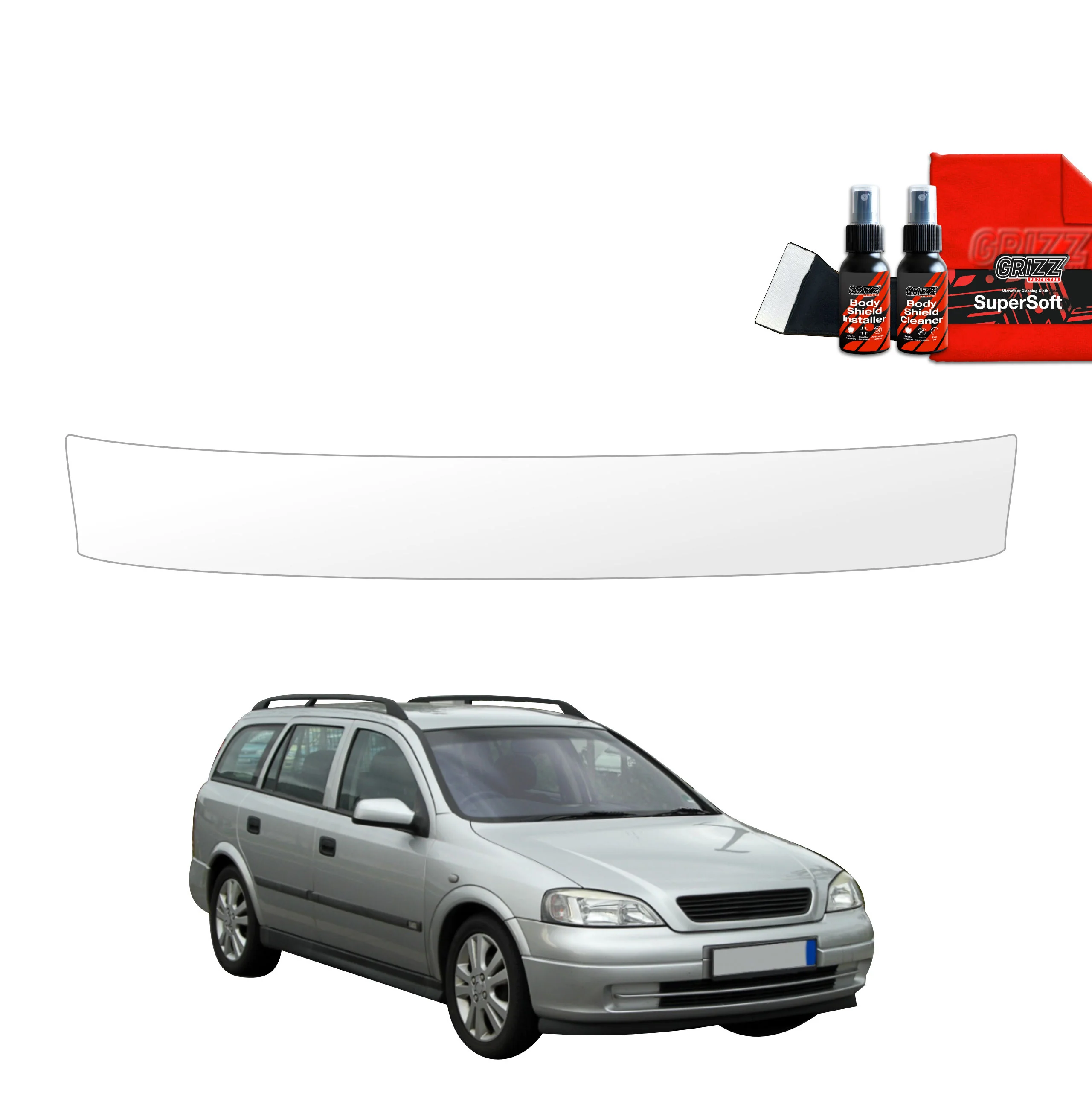 Schutzfolie für Ladekante - Opel Astra G Kombi (1998-2009)